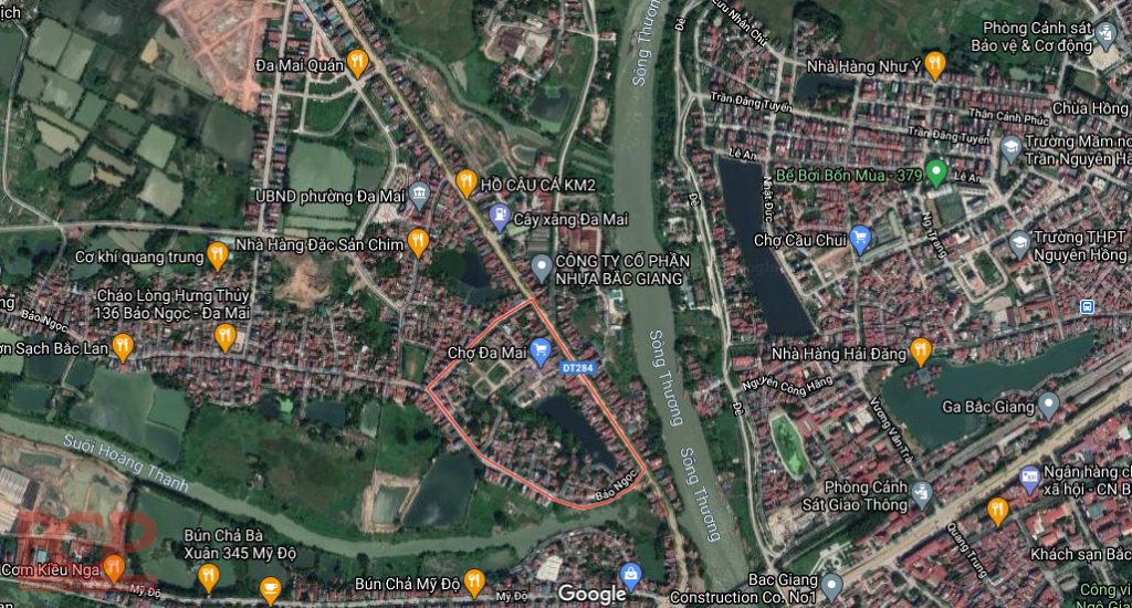 vị trí danko riverside bắc giang